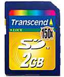  Transcend SD 2 Gb (150x)