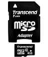   Transcend Micro SDHC 4Gb (Class 6)+ adapter 